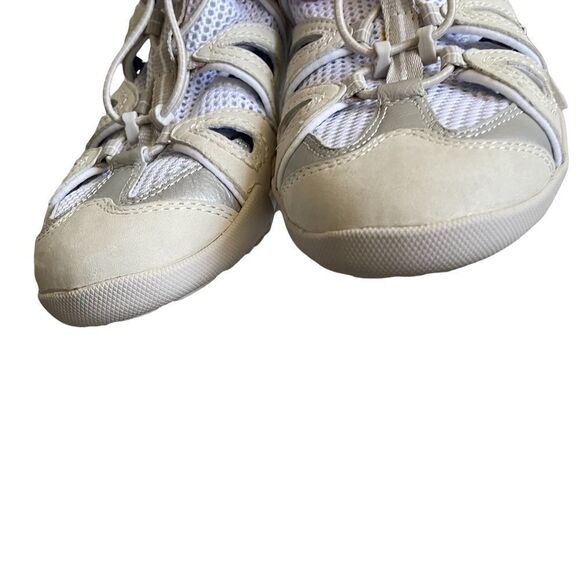 Rockport White Leather Slip-On Casual Hiking Sneaker Sandals Shoes Rubber Sole 9 - Picture 4 of 13